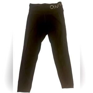 Calvin Klein crop black leggings size small